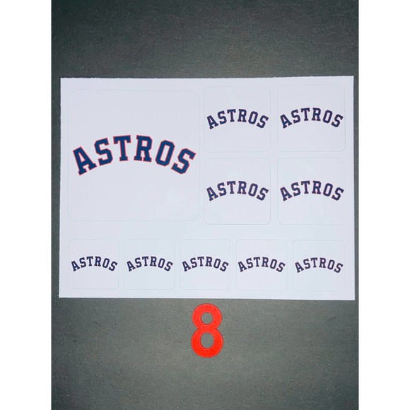 ASTROS BASEBALL HIGH QUALITY STICKERS SET BUNDLE - Picture 8 of 11